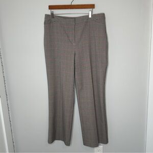 Talbots Checked Wide Leg Pants Size 16‎ Office Workwear Business